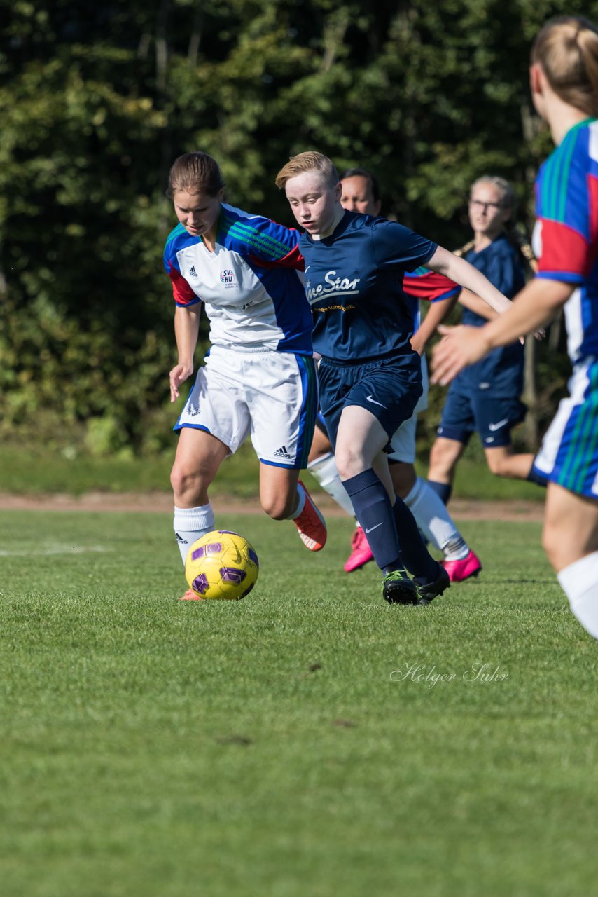 Bild 223 - B-Juniorinnen Krummesser SV - SV Henstedt Ulzburg : Ergebnis: 0:3